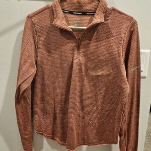Nike Running Rust Quarter-Zip Pullover
